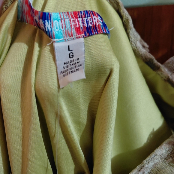 UO Hyacinth Green Ruffled Lace Spliced Midi Dress - Picture 15 of 16